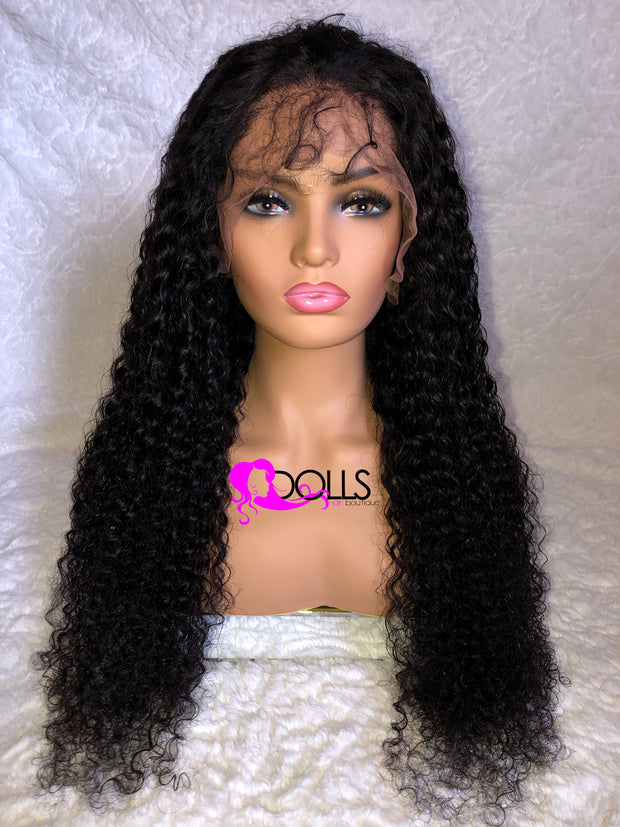 Lace Front Exotic Deep Curly Wig (HD LACE)