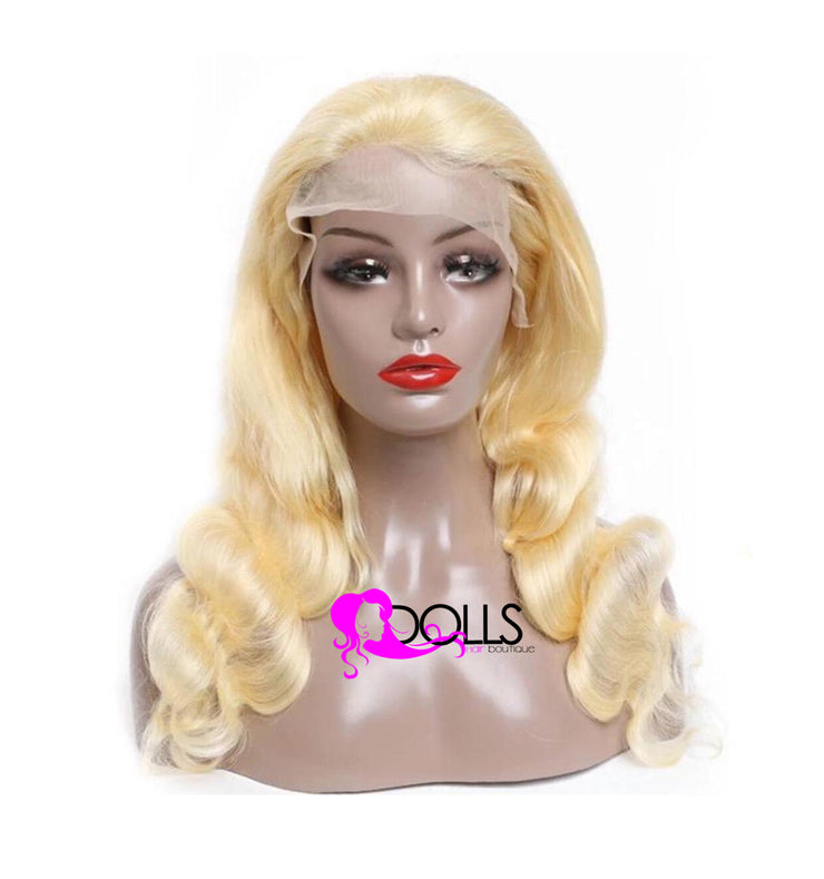 PLATINUM BLONDE LACE FRONT BODY WAVE WIG