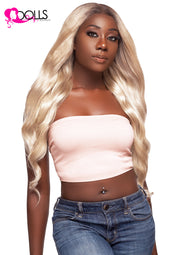 PLATINUM BLONDE LACE FRONT BODY WAVE WIG