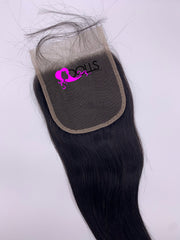 BRAZILIAN NATURAL STRAIGHT LACE CLOSURE 5X5 (HD LACE)